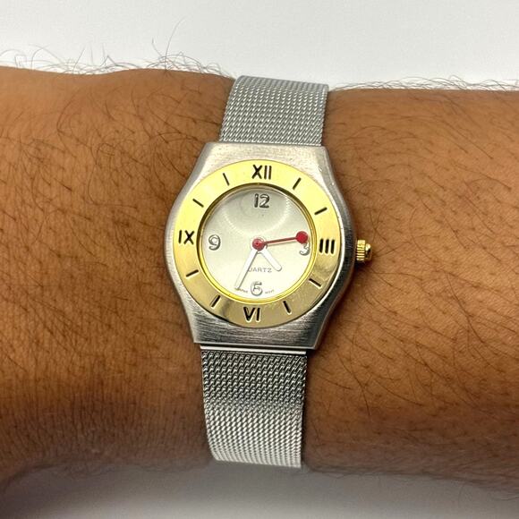 Vintage Silver & Gold Ladie's Watch - Picture 2 of 5